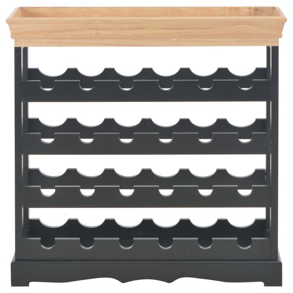 vidaXL Armoire à vin Noir 70 x 22,5 x 70,5 cm MDF