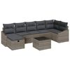 vidaXL Ensemble de Canap&eacute;s avec coussin 8 pcs polyrotin