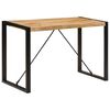 vidaXL Table &agrave; manger 120x55x76 cm bois de manguier massif brut