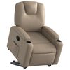 vidaXL Fauteuil inclinable &eacute;lectrique cappuccino similicuir