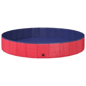 vidaXL Piscine pour enfants &Oslash;200 x 30 cm Rond pour Enfant pour Rouge