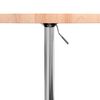 vidaXL Table de bar &Oslash;60x90,5 cm bois massif de h&ecirc;tre