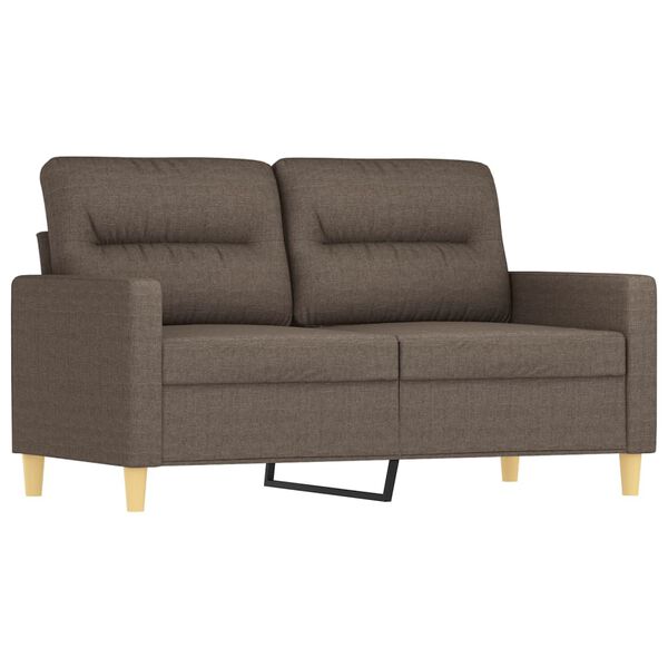 vidaXL Ensemble de canap&eacute;s 3 pcs coussins d&eacute;coratifs et coussins Taupe