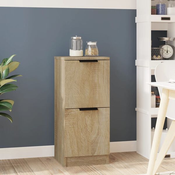 vidaXL Buffet Ch&ecirc;ne sonoma 30x30x70 cm Bois d'ing&eacute;nierie