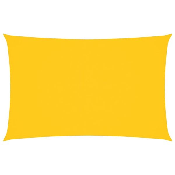 vidaXL Voile de parasol tissu oxford rectangulaire 2x5 m jaune