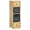 vidaXL Armoire avec &eacute;tag&egrave;re SKI Brun Miel 66 x 58 x 207 cm Pin massif