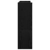 vidaXL &Eacute;tag&egrave;re &agrave; chaussures noir 80x25x81 cm bois d'ing&eacute;nierie