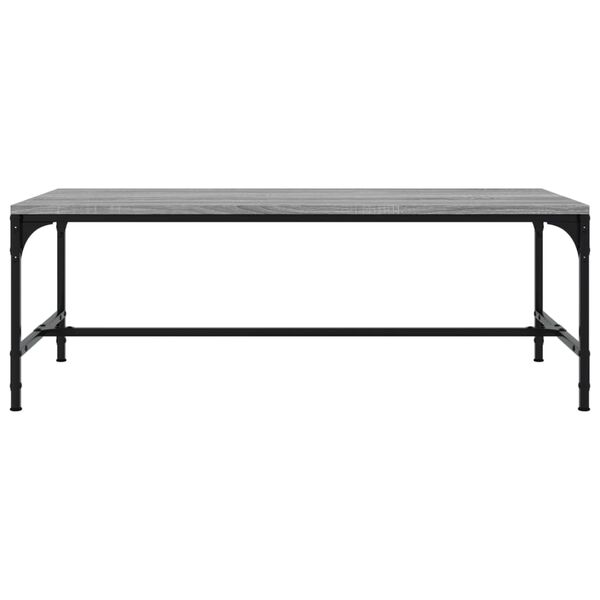 vidaXL Table basse Sonoma gris 100x50x35 cm Bois d'ing&eacute;nierie