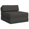 vidaXL Canap&eacute;-lit pliable Gris fonc&eacute; 60 x 70 x 41 cm Tissu