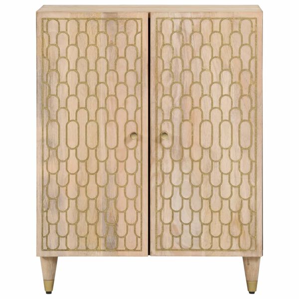 vidaXL Armoire lat&eacute;rale 60x33x75 cm bois massif de manguier