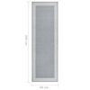 vidaXL Tapis BCF Gris avec motif 60x200 cm