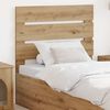 vidaXL T&ecirc;te de lit Ch&ecirc;ne artisanal 75 cm Bois d'ing&eacute;nierie