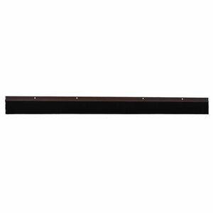 vidaXL Brosses d'&eacute;tanch&eacute;it&eacute; pour porte &agrave; visser 2 pc Marron 100 cm