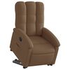 vidaXL Fauteuil inclinable Marron Tissu