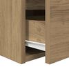 vidaXL Tables de chevet murales 2 pcs ch&ecirc;ne artisanal 38x34x40 cm