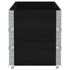 vidaXL Jardini&egrave;re noir 150x50 cm bois massif de pin