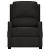 vidaXL Fauteuil inclinable Noir Tissu