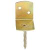 vidaXL Supports de panneau de cl&ocirc;ture 48pcs Forme en L M&eacute;tal galvanis&eacute;