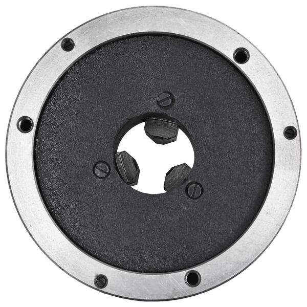 vidaXL Mandrin de tour auto-centrant à 3 mâchoires 160 mm Acier