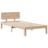 vidaXL Lit biblioth&egrave;que sans matelas 90x200 cm bois de pin massif