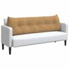 vidaXL Coussin de Dos Marron 160 x 24 x 50 cm Velours