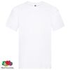 Fruit of the Loom T-shirts originaux 5 pcs Blanc XXL Coton