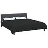 vidaXL Duvet d'hiver Noir 220 x 240 cm Microfibre