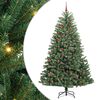 vidaXL Sapin de No&euml;l Artificiel &agrave; Branches Articul&eacute;es Vert 210 cm