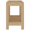 vidaXL Table d'appoint de salle de bain 60x30x45cm bois de teck solide