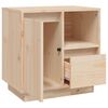 vidaXL Tables de chevet 2 pcs 50x34x50 cm Bois de pin massif