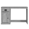 vidaXL Bureau avec tiroir sonoma gris 115x50x75 cm bois d'ing&eacute;nierie