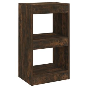 vidaXL Biblioth&egrave;que/S&eacute;parateur de pi&egrave;ce Ch&ecirc;ne fum&eacute; 40x30x72 cm