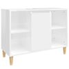 vidaXL Ensemble de meubles de salle de bain 4 pcs blanc brillant