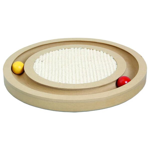 FLAMINGO Jouet griffoir pour chats Infinity 29x29x2,5 cm Naturel