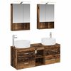 vidaXL Ensemble de mobilier de salle de bain 5 pcs Bois ancien
