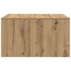 vidaXL Table basse avec tiroirs ch&ecirc;ne artisanal 70,5x70x40 cm