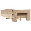 vidaXL Lit biblioth&egrave;que sans matelas 140x200 cm bois massif de pin