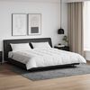 vidaXL Ensemble de Duvet avec oreiller 3 pcs Blanc Plume de canard
