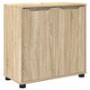 vidaXL Armoire de lavabo de salle de bain Ch&ecirc;ne Sonoma 60 x 30 x 60 cm