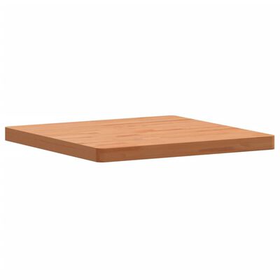 vidaXL Dessus de table 60x60x4 cm carré bois massif de hêtre
