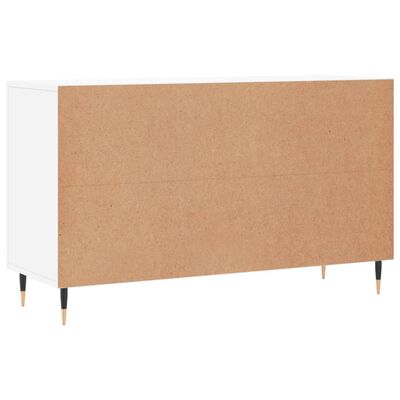 vidaXL Buffet blanc brillant 100x36x60 cm bois d'ingénierie