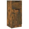 vidaXL Buffets 2 pcs Ch&ecirc;ne fum&eacute; 30x30x70 cm Bois d'ing&eacute;nierie