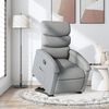 vidaXL Fauteuil inclinable Gris clair Tissu