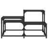 vidaXL Table basse noir 68x68x40 cm bois d'ing&eacute;nierie