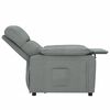 vidaXL Fauteuil inclinable Gris fonc&eacute; Tissu