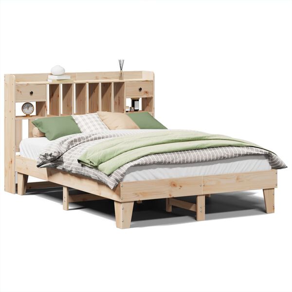 vidaXL Cadre de lit sans matelas 150x200 cm bois de pin massif
