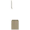 vidaXL Ensemble de meubles de salle de bain 2 pcs ch&ecirc;ne sonoma