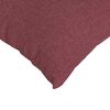 vidaXL Coussins de canap&eacute; 2 pcs Bordeaux 70 x 50 cm tissu