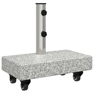 vidaXL Pied de parasol Gris 45 x 25 x 45 cm Granite