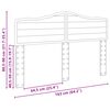 vidaXL T&ecirc;te de lit Blanc 160 cm Bois d'ing&eacute;nierie